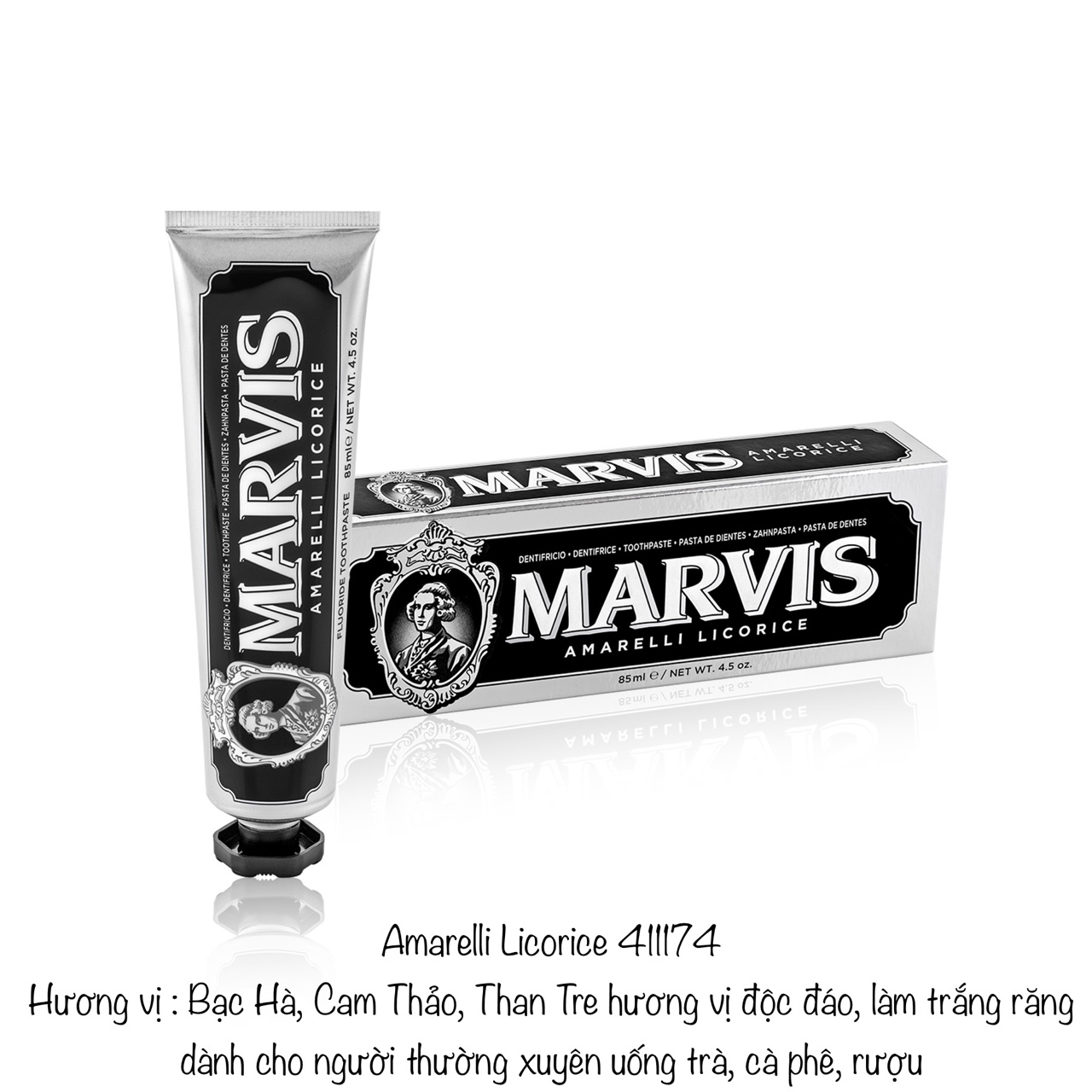 Kem đánh răng Marvis Collection tuýp 85ml