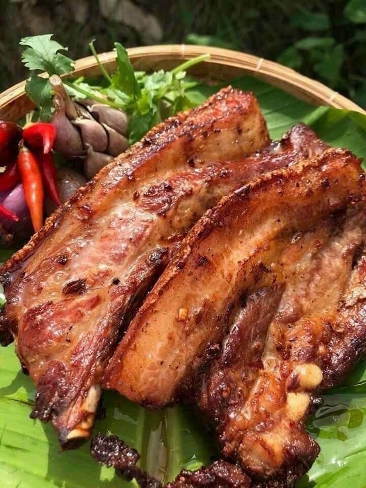 Ba rọi ướp xả ớt 1 nắng 500gr (giao tphcm)