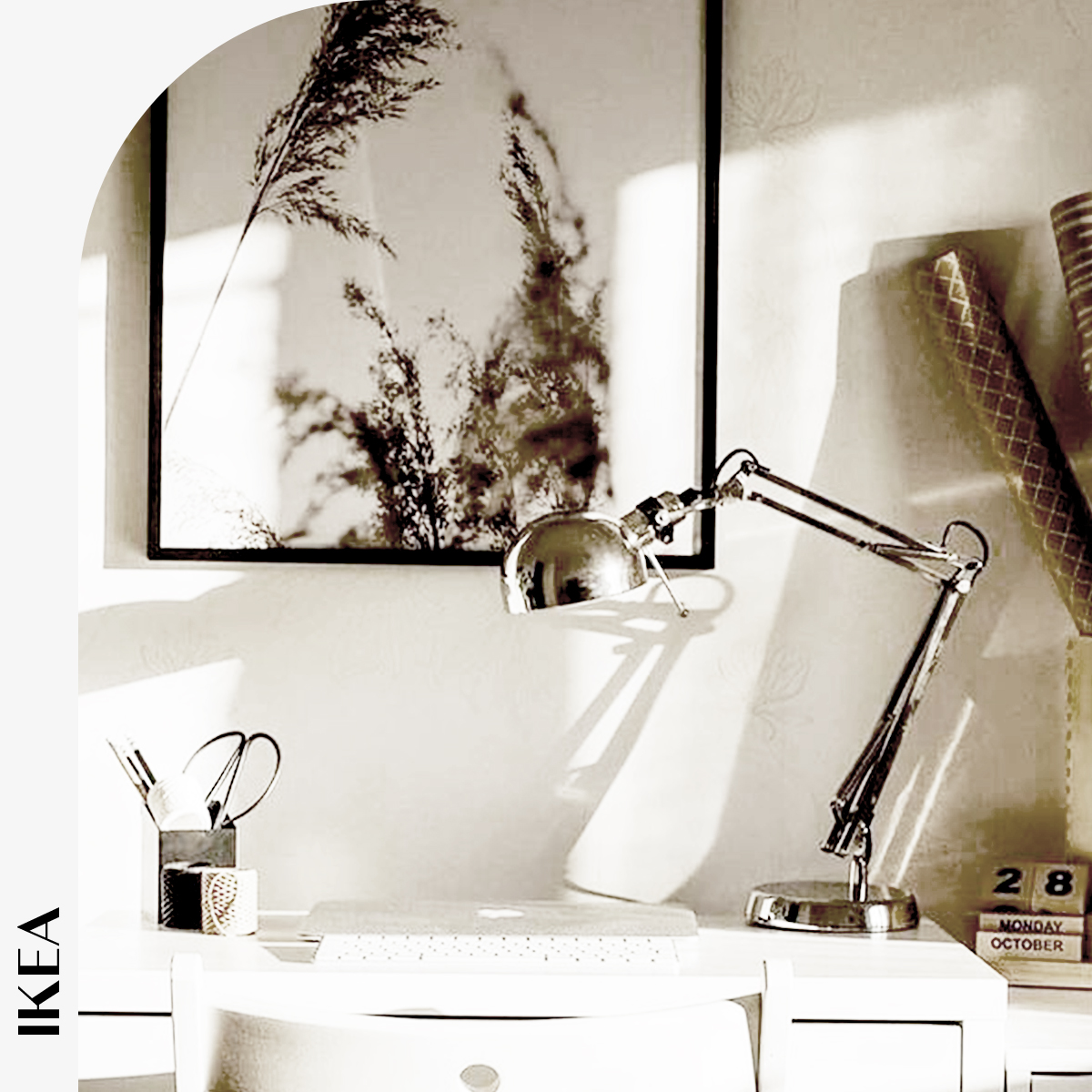 [HCM] ĐÈN IKEA CHÍNH HÃNG – FORSA (BẠC)