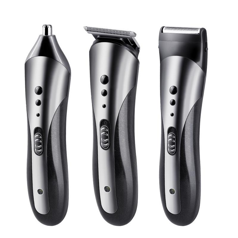 Tông đơ cắt tóc💝 Freeship 💝 Dao cạo râu điện, cắt lông mũi 3in1 Kemei 1407