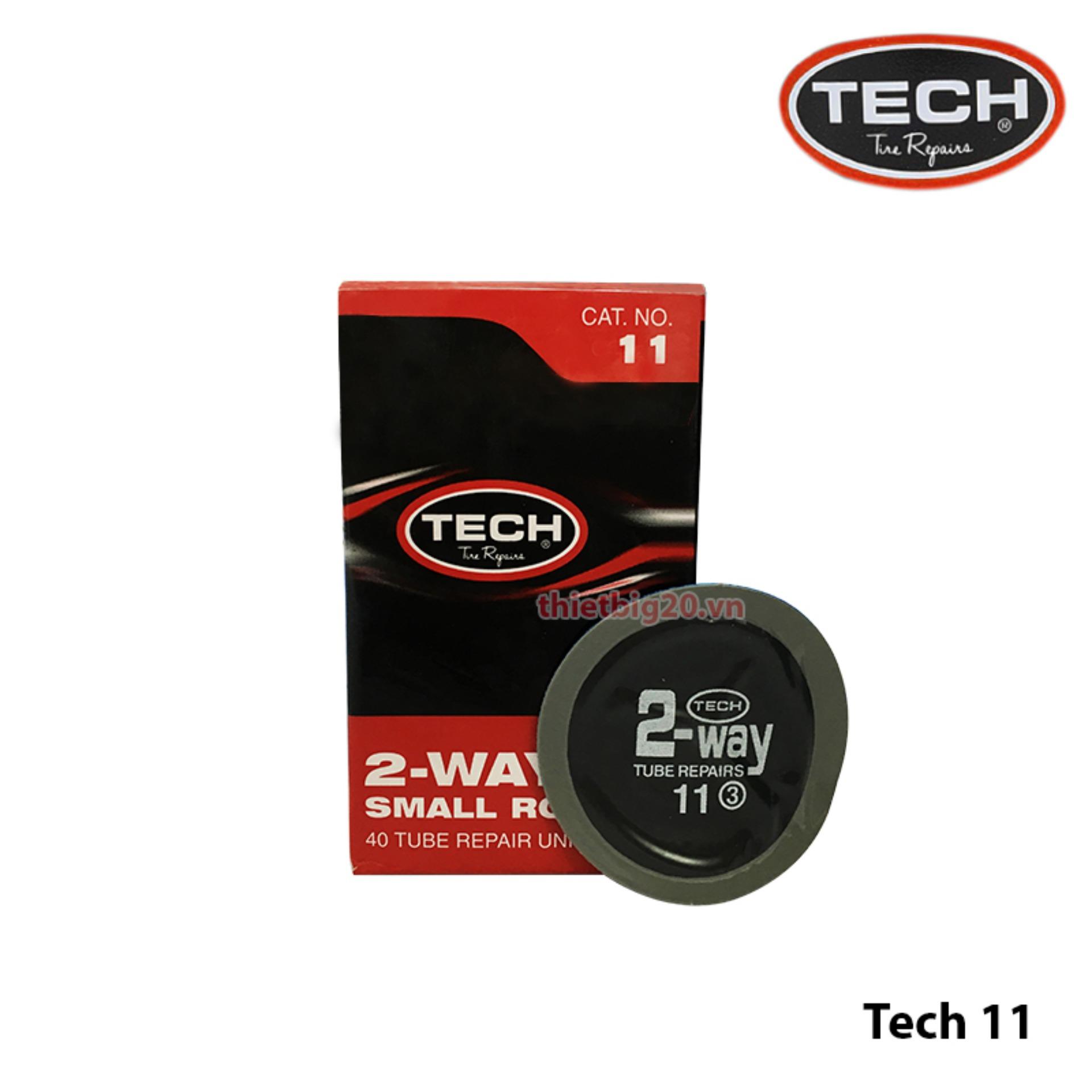 Hộp miếng vá săm hình tròn Tech 11 (45mm) - 40 miếng - Thiết bị G20 phụ kiện chuyên dành cho xe ô tô