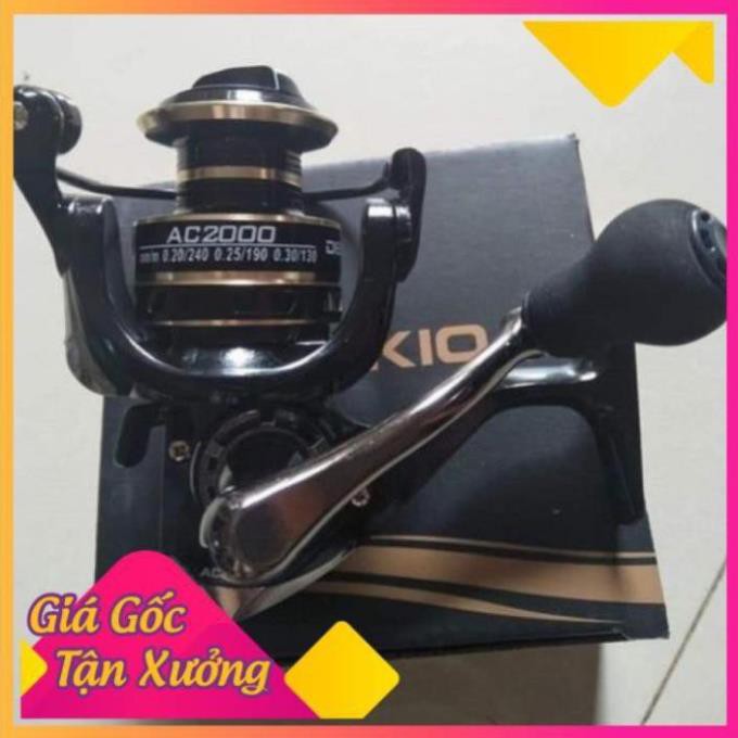 [Sale] Máy Câu Cá Deukio Ac Từ 2000-7000 ( Tặng Cước 100M Cacbon Nhật Bản )