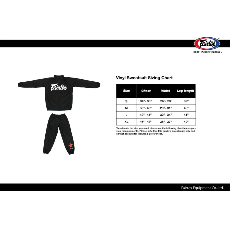 Quần Áo Ép Cân Fairtex VS2 Vinyl Sweatsuit