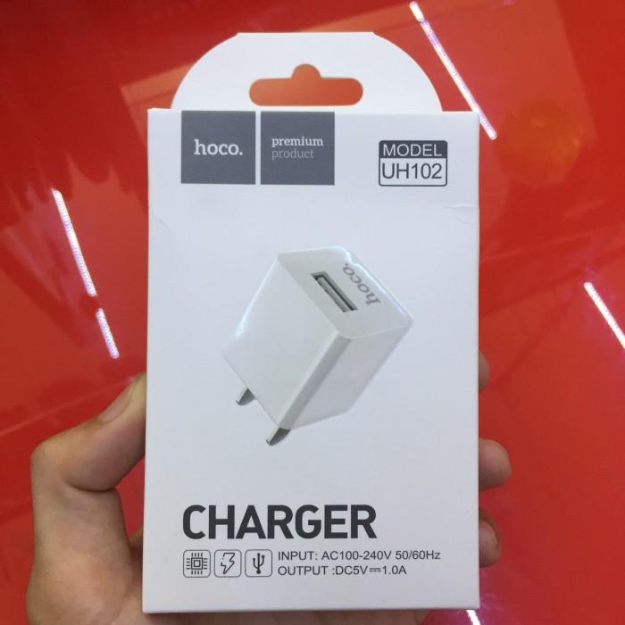 Cốc sạc Hoco UH102 1A dành cho điện thoại (Trắng) - Nhất Tín Computer