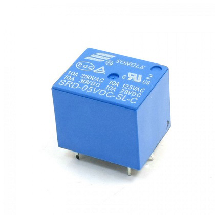 Relay (role)  Relay ( Rờ Le) 3V/5V/12V /24V - 5 chân SongLe