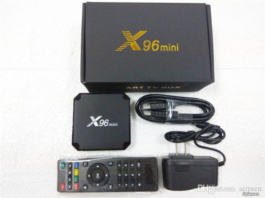 Sale COMBO REMOTE giọng nói chuột bay g10s và  đầu Tivi box thông minh X96 mini amlogic s905L cấu hình 2GB độ phân giải 4K siêu nét nhỏ gọn