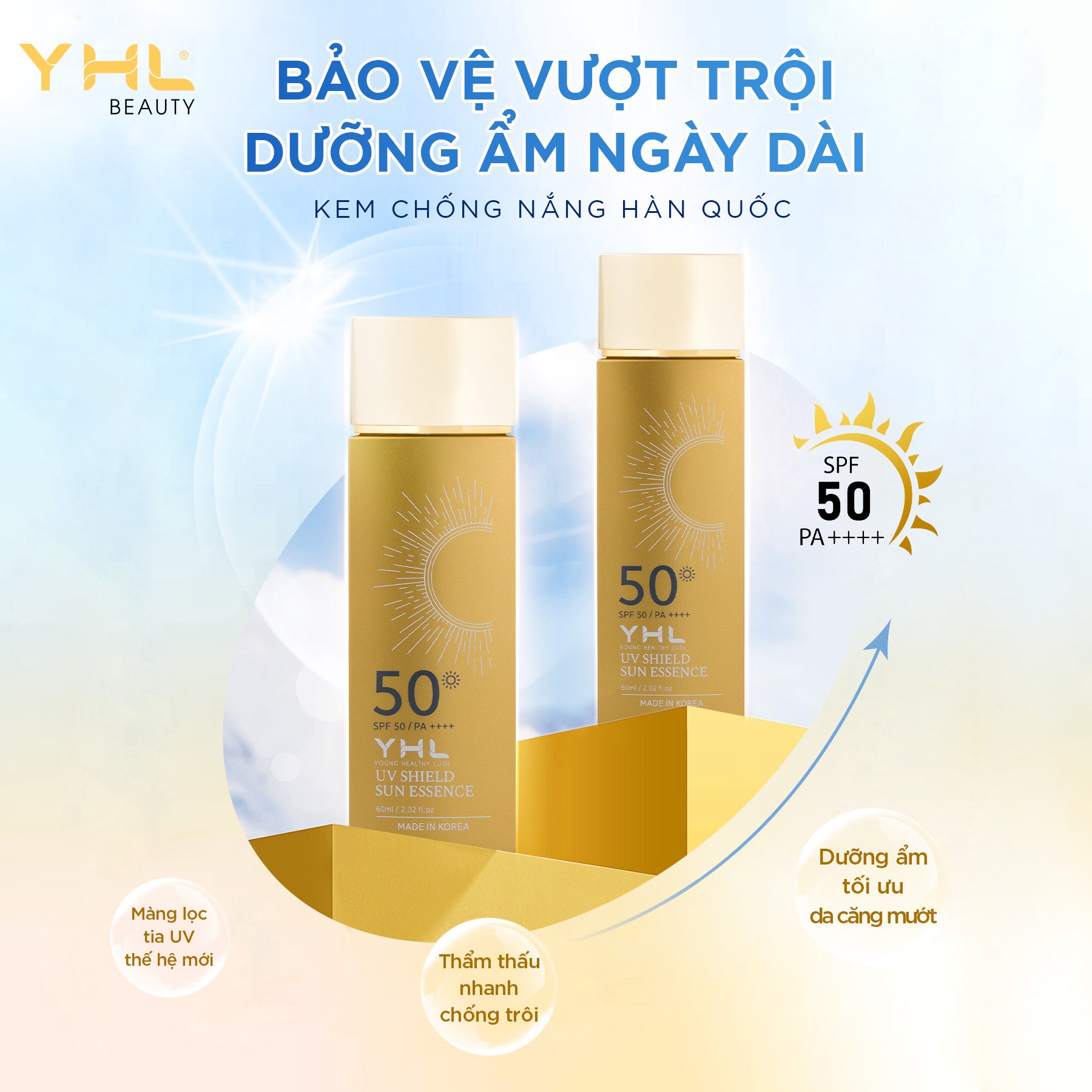 Kem chống nắng Hàn Quốc YHL