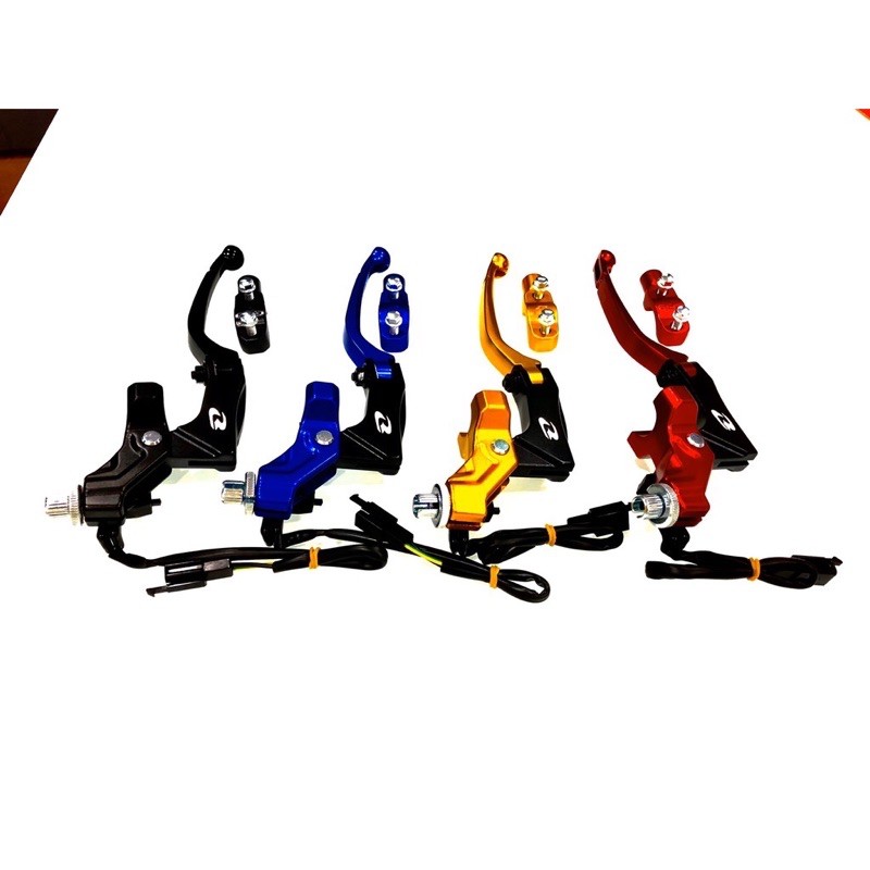 [HCM]Tay côn trái + tay thắng phải bình dầu rời RCB 14 - 17 mm màu  xám chính hãng RACING BOY