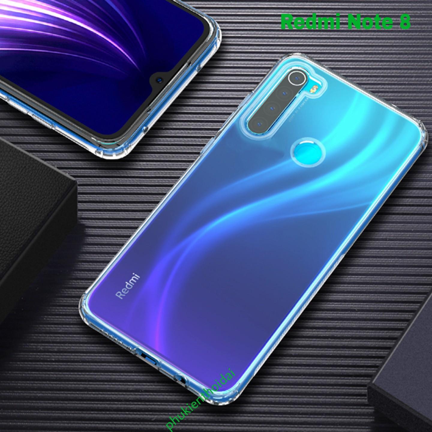 Ốp lưng Xiaomi Redmi Note 8 dẻo trong chống sốc thế hệ mới ôm khít máy bảo vệ camera