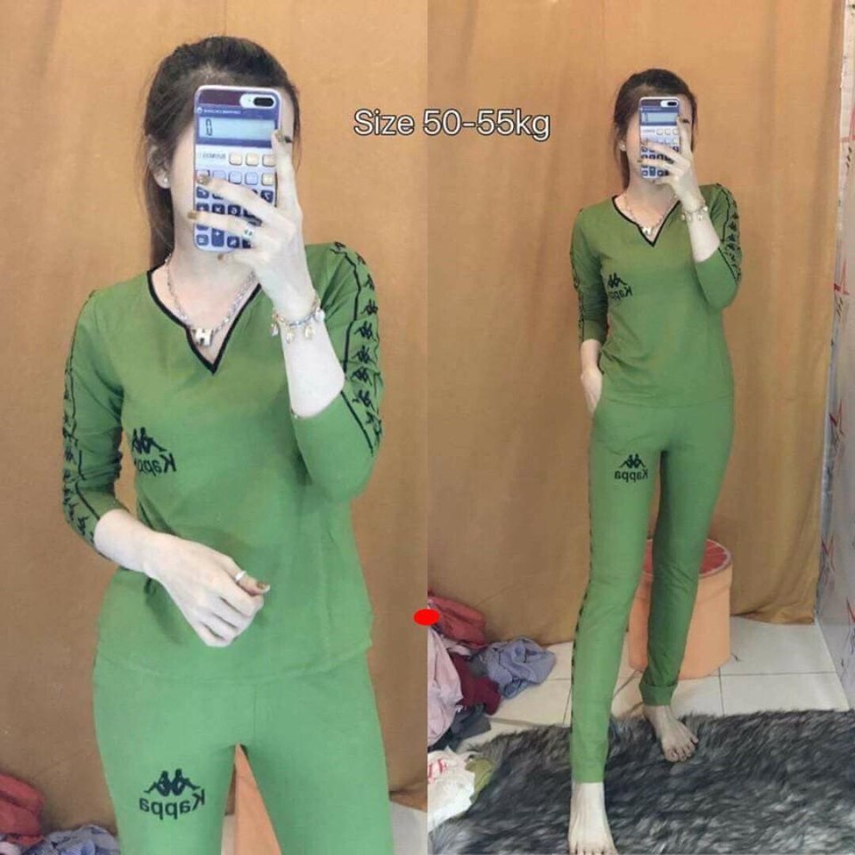 [HCM]BỘ ĐỒ COTTON DÀI TAY KAPA CAO CẤP