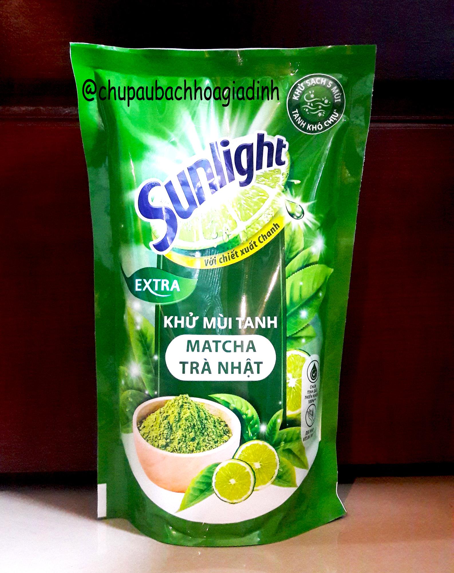 NƯỚC RỬA CHÉN SUNLIGHT MATCHA TRÀ NHẬT 550G