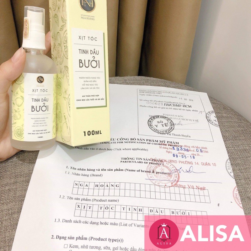 Bộ dầu gội bưởi - ALISA