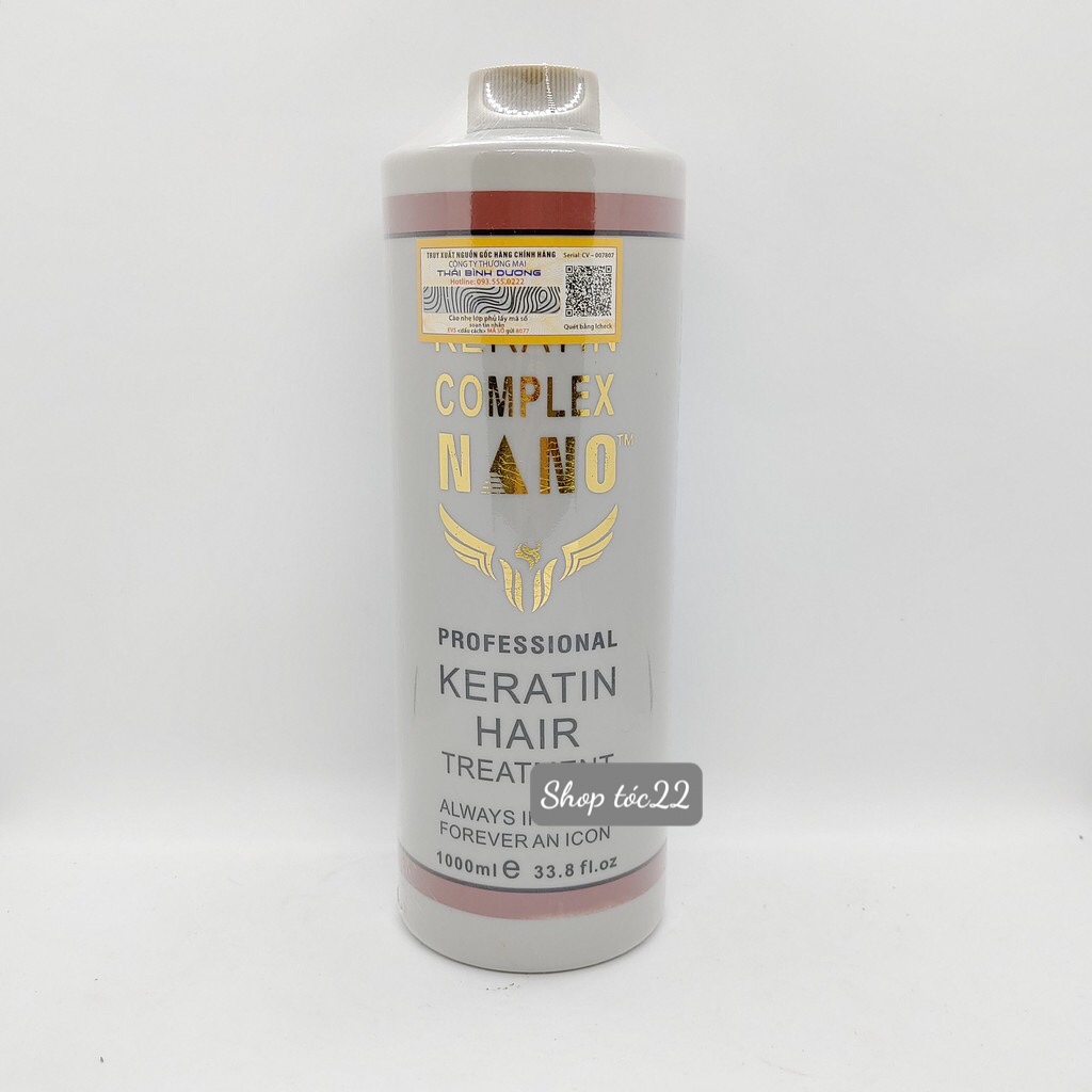 Keratin Complex Nano hàng chuẩn chuyên phục hồi tóc hư nát 1000ml