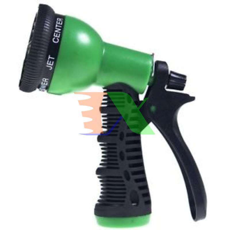 BTN-15A7 multi-function watering nozzle, 7-mode nozzle with 15m of pressure-resistant irrigation hose, 7-in-1 multi-function watering nozzle