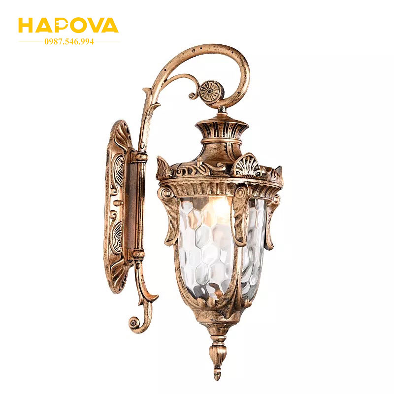 Đèn treo ngoài trời, đèn treo tường cổ điển HAPOVA DGT 096