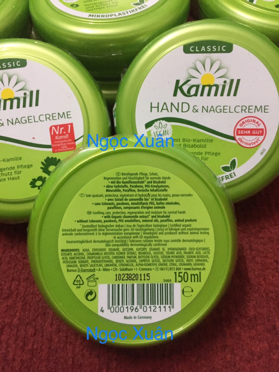 Kem Dưỡng Tay Kamill Đức 150ml