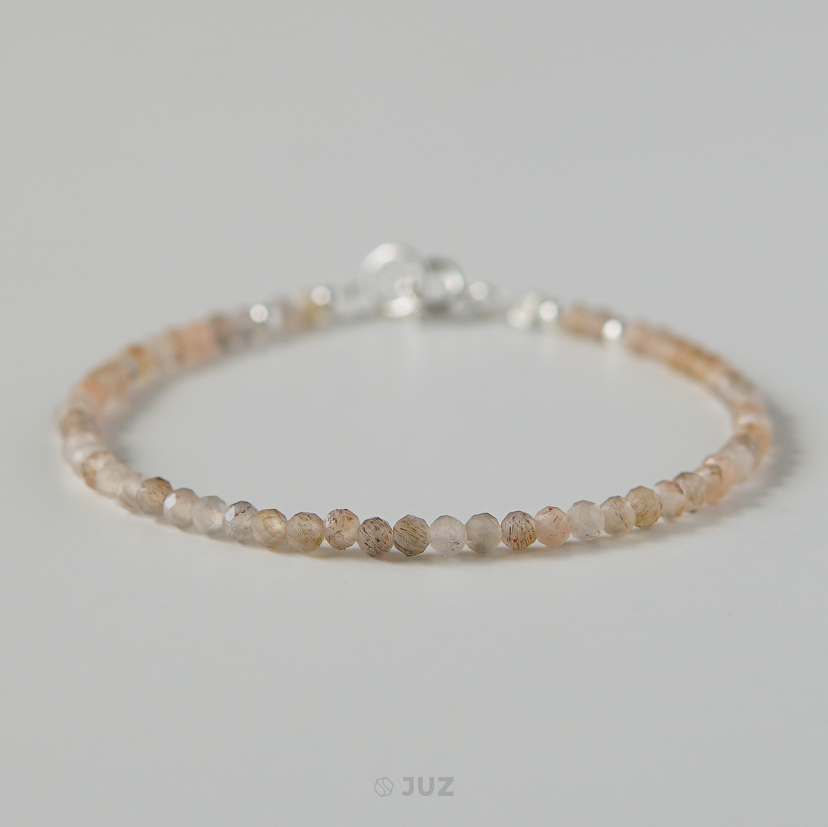 Vòng tay Moonstone x Sunstone 2.6mm