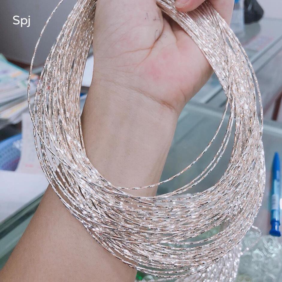 [Hoàn tiền 20%] Kiềng nữ mềm bạc 925 cao cấp- JQN gian hàng chính hãng cam kết Bạc chuẩn Chất lượng không lo đen xỉn