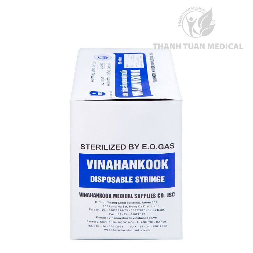 Bơm Tiêm Sử Dụng Một Lần Vinahankook Loại 50ml/cc