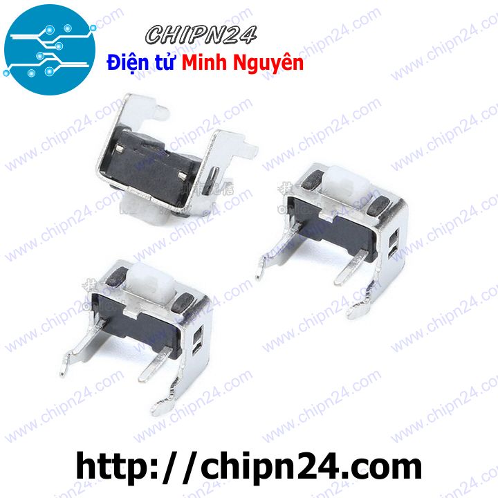 Nút nhấn 2 chân 3x6x5mm dip cong