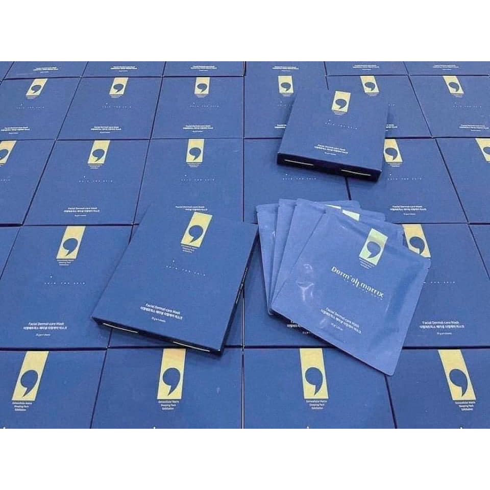 Xanh - Derm All Matrix - Mặt Nạ Dưỡng Trắng Cấp Ẩm Thải Độc Da