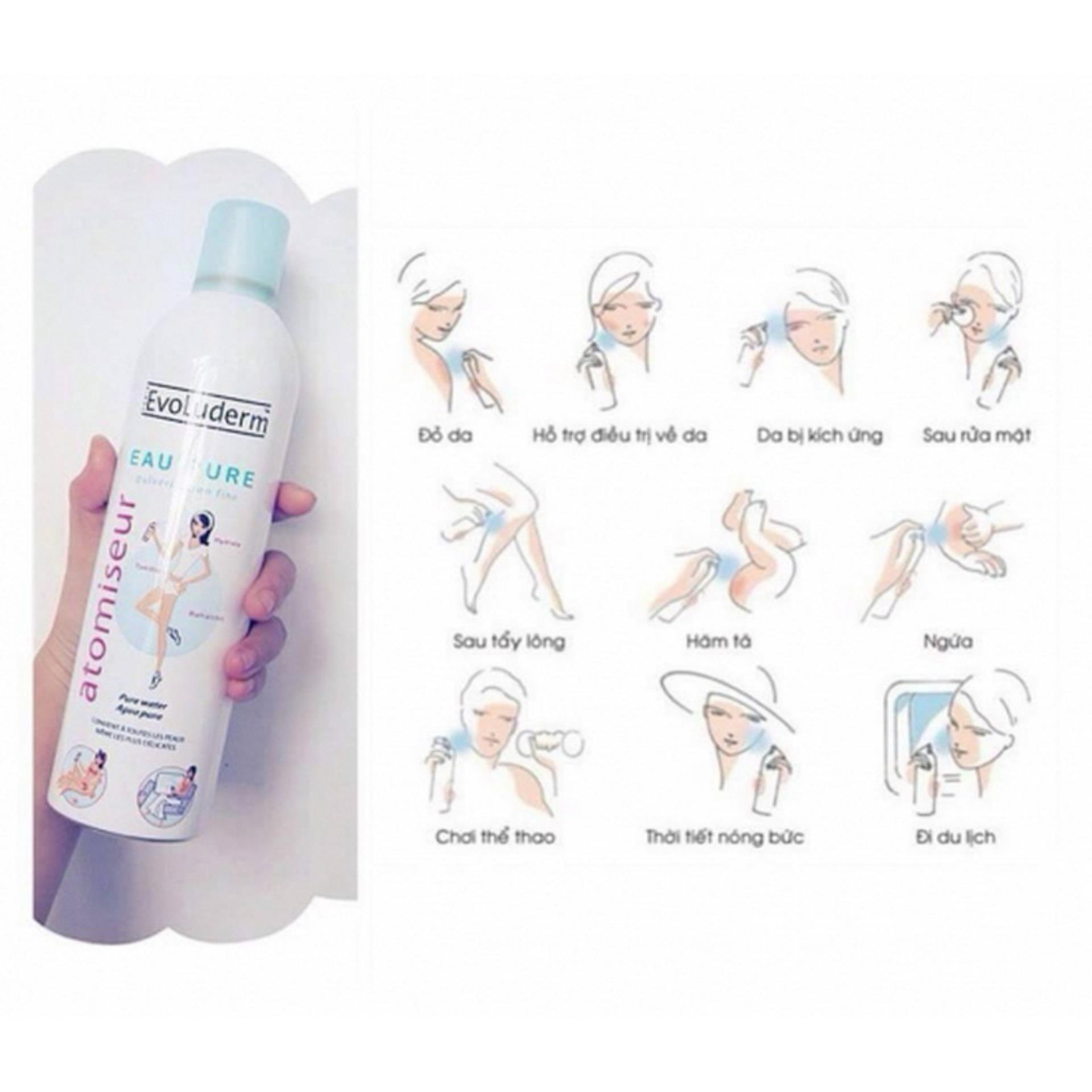 Xịt khoáng Evoluderm 400ml - HANG CHINH HANG