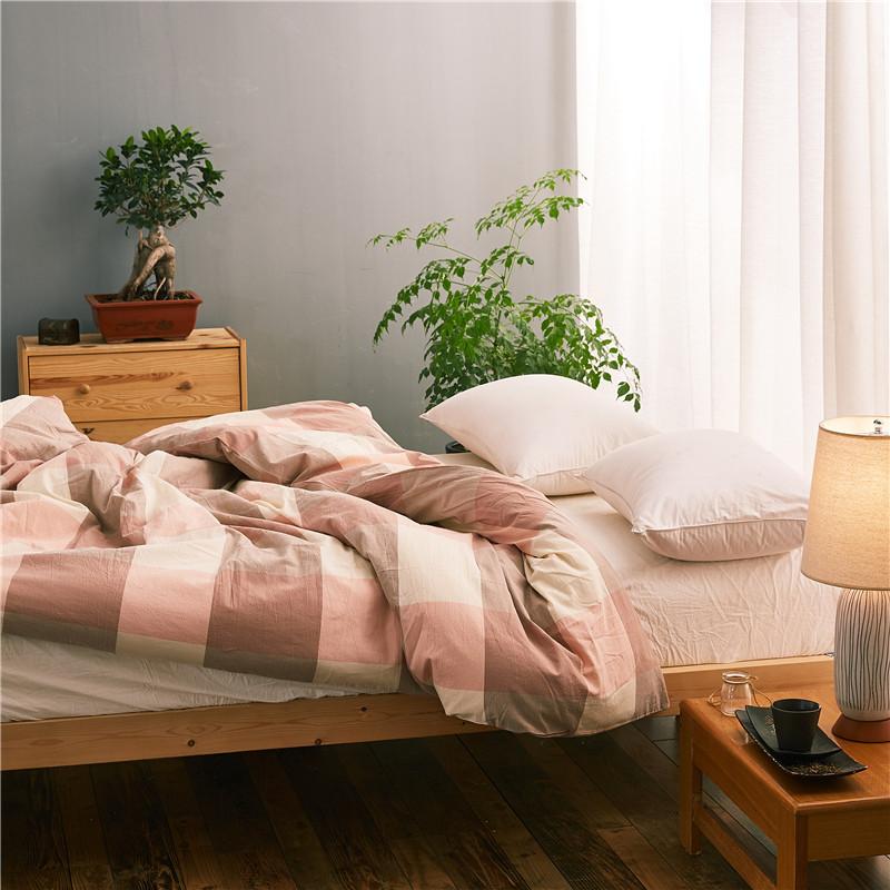 100% Cotton Đơn Vỏ Chăn Tốt Đơn Chiếc Bông Giặt Nước Vỏ Chăn Không In Phong Cách Nhật Bản 100% Cotton Vỏ Chăn Lưới Đồng Bằng Bộ Đồ Dùng Trên Giường Sản Phẩm Duy Nhất