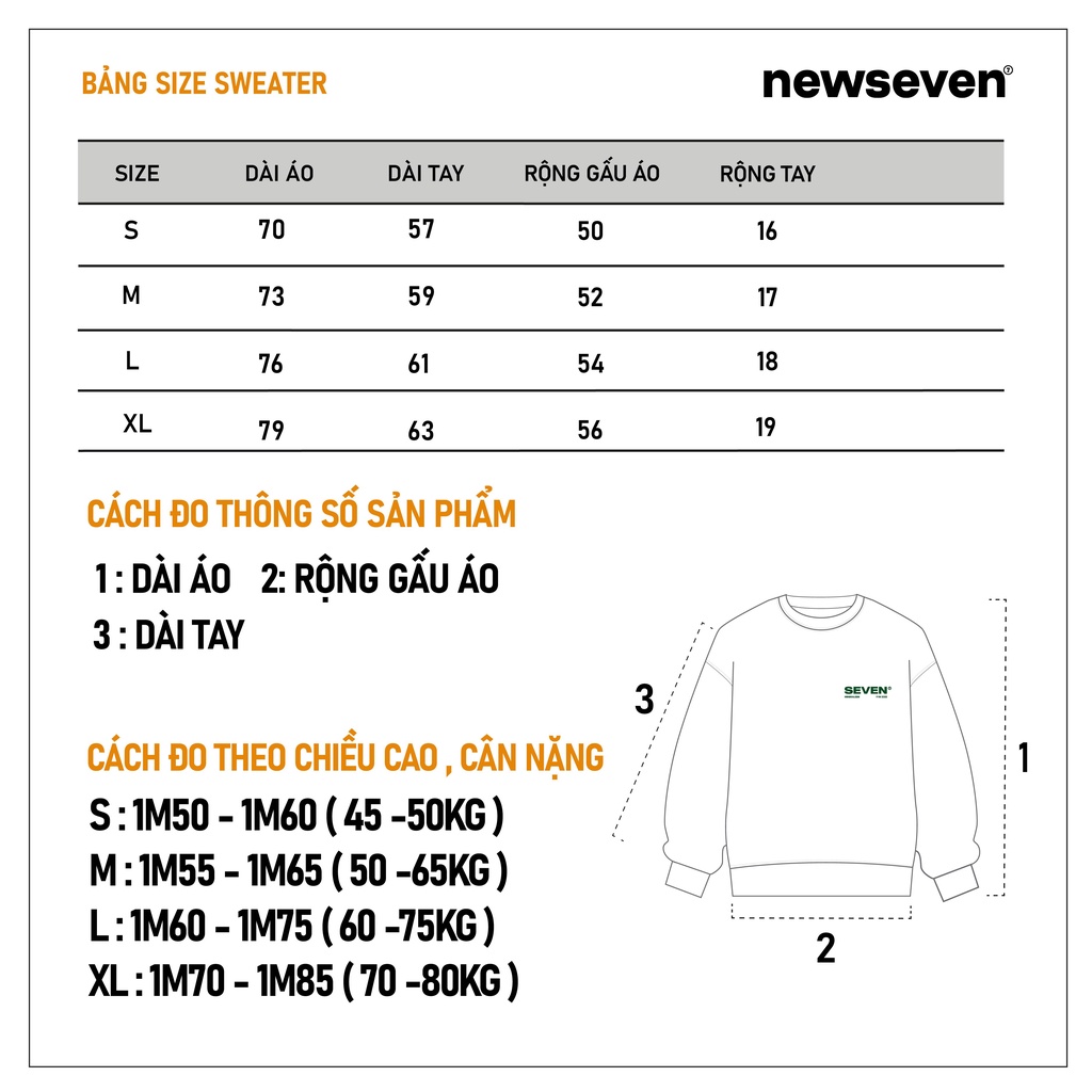 Áo Sweater N7 Newsven Minimalism V1