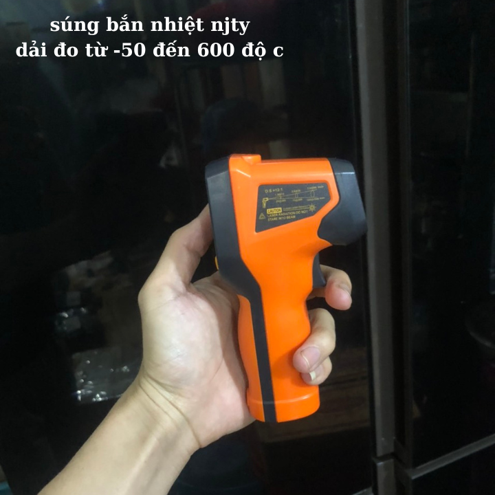 Máy bắn đo nhiệt độ njty -50 : 600 độ c -58 : 1112 độ f