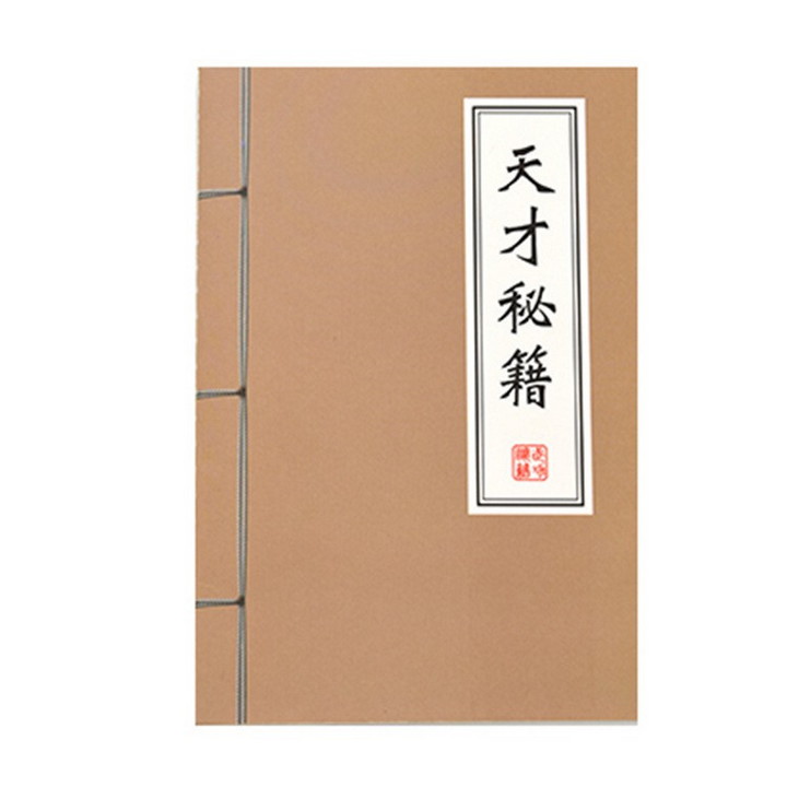 Vở Thư Pháp Cổ Trang Phong Cách Trung Hoa Sổ Tay Bí Kíp Võ Công Kungfu Ghi Chép Tiện Lợi