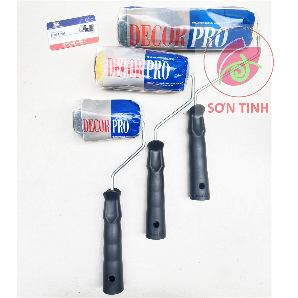 Cọ lăn Decor Pro 3 màu 100MM 150MM 230MM - Thanh Bình