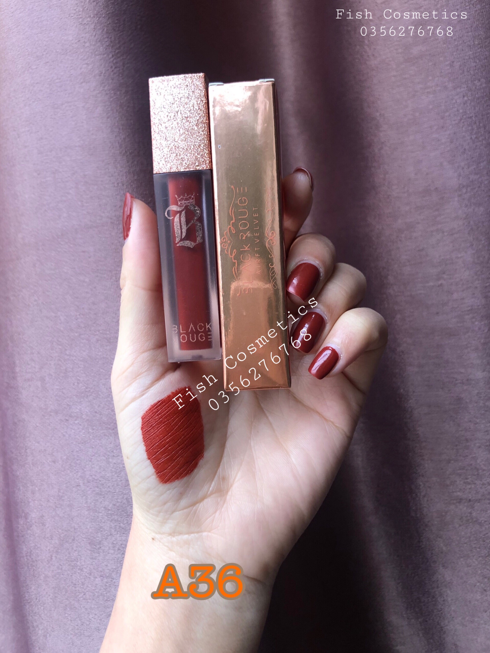 (Có Quà Tặng) Son Black Rouge Ver 7 Handmade Đẹp Lì