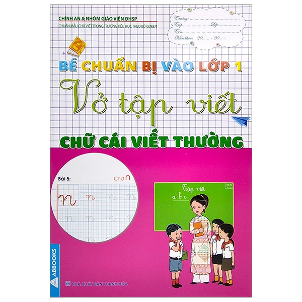 Fahasa - Bé Chuẩn Bị Vào Lớp 1 - Vở Tập Viết Chữ Cái Viết Thường