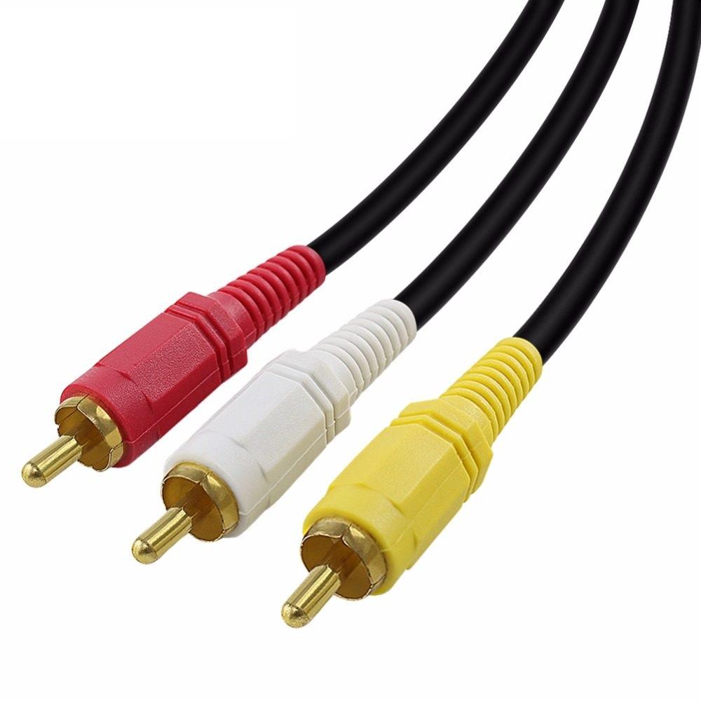Dây cáp tín hiệu AV 3-3 1m (Đen) 1000000160