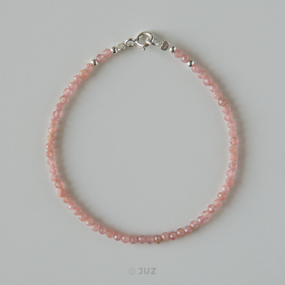 Vòng tay Rhodochrosite (đào hoa) 2mm