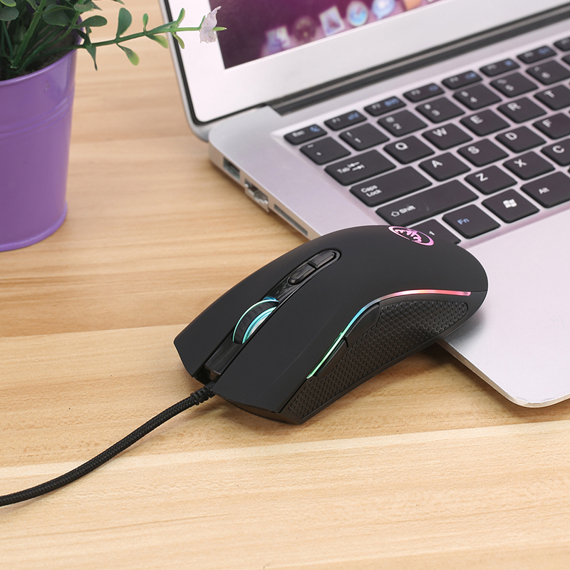 Chuột game thủ Gaming Black LED RGB - Siêu Bền