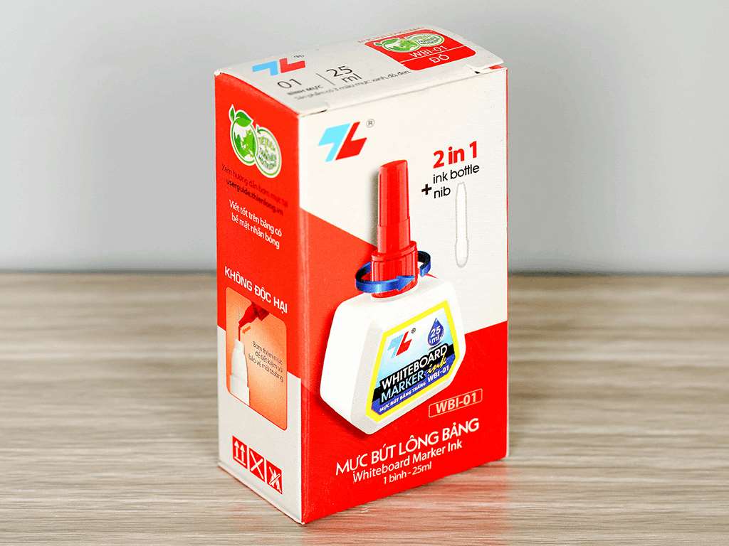 Mực bút lông bảng Thiên Long WBI-01 bình 25ml