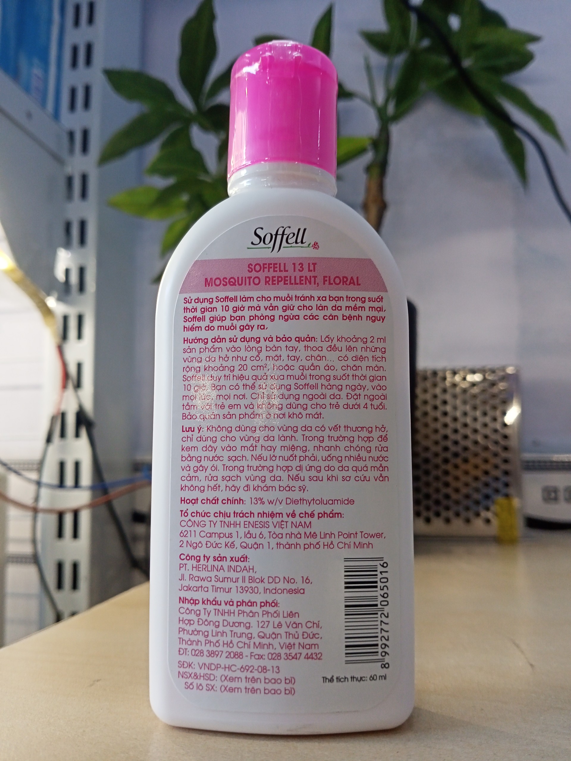 Combo 2 Kem chống muỗi Soffell hương hoa 60ml