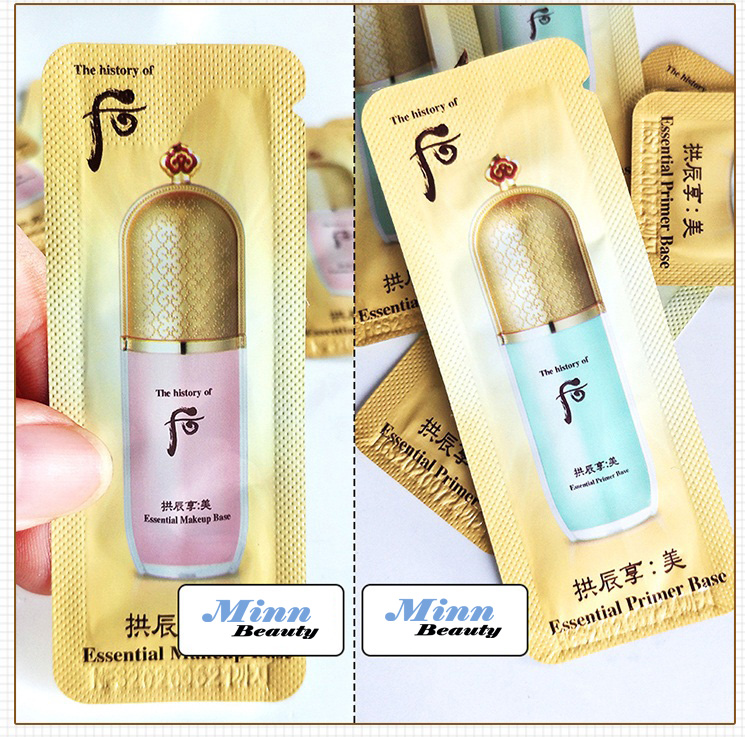 [Combo 10 Hoặc 5 Cho Khách Chọn] Kem Lót Trang Điểm Whoo Makeup Base Sample 1ml
