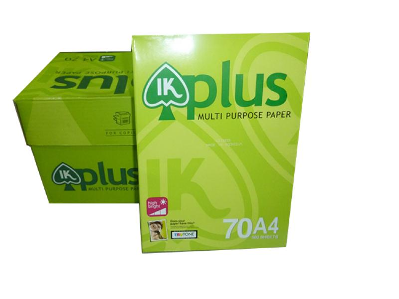 Giấy in IK Plus A4 DL70gsm - giấy IK plus A4 70gsm