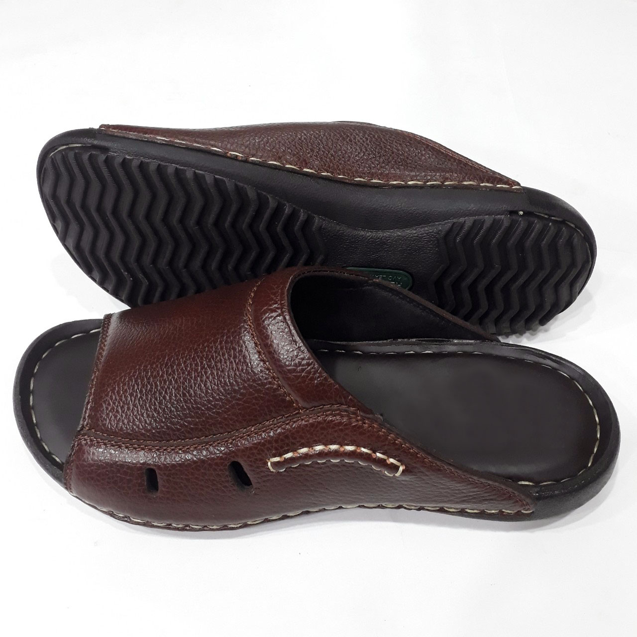 Dép Da Nam Da Bò, Dép Nam Quai Ngang, Dép Nam Da Bò Cao Cấp HKT Shop DN869