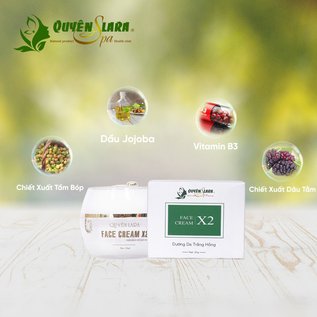 Kem dưỡng trắng da Face Cream X2 30ml