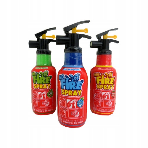 Kẹo Xịt Cứu Hỏa Johny Bee Big Fire Spray 13gr