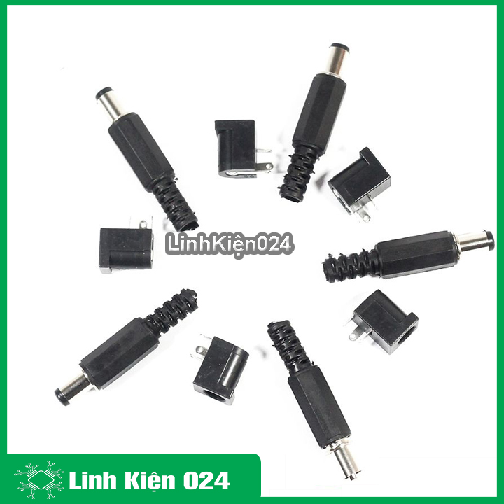 Bộ 10 jack dc 5.5x2.1mm