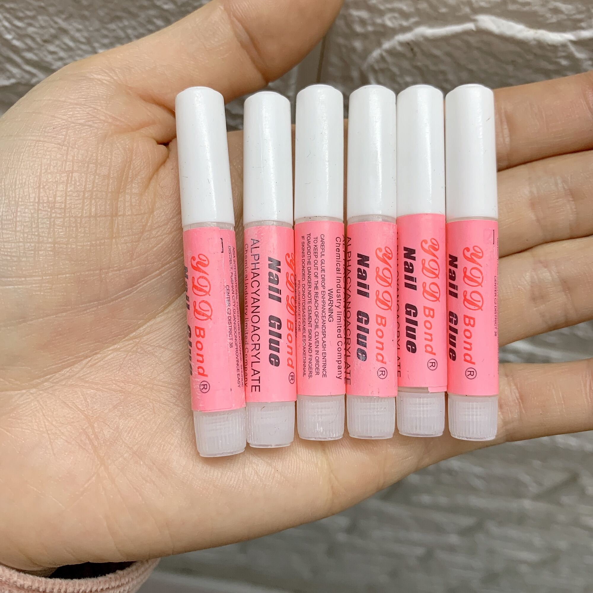 Keo mini dán móng. Keo gắn móng giả, đá, nailbox mini nhanh khô