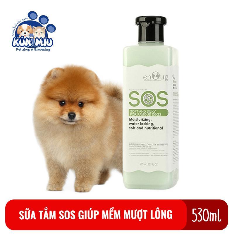 Sữa tắm cho chó SOS Giúp mềm mượt lông 530ml - Sữa tắm SOS mềm mượt lông cho chó mèo