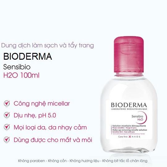 NƯỚC TẨY TRANG BIODERMA NỘI ĐỊA PHÁP