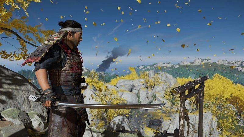 Đĩa chơi game PS4: Ghost of Tsushima Director's Cut