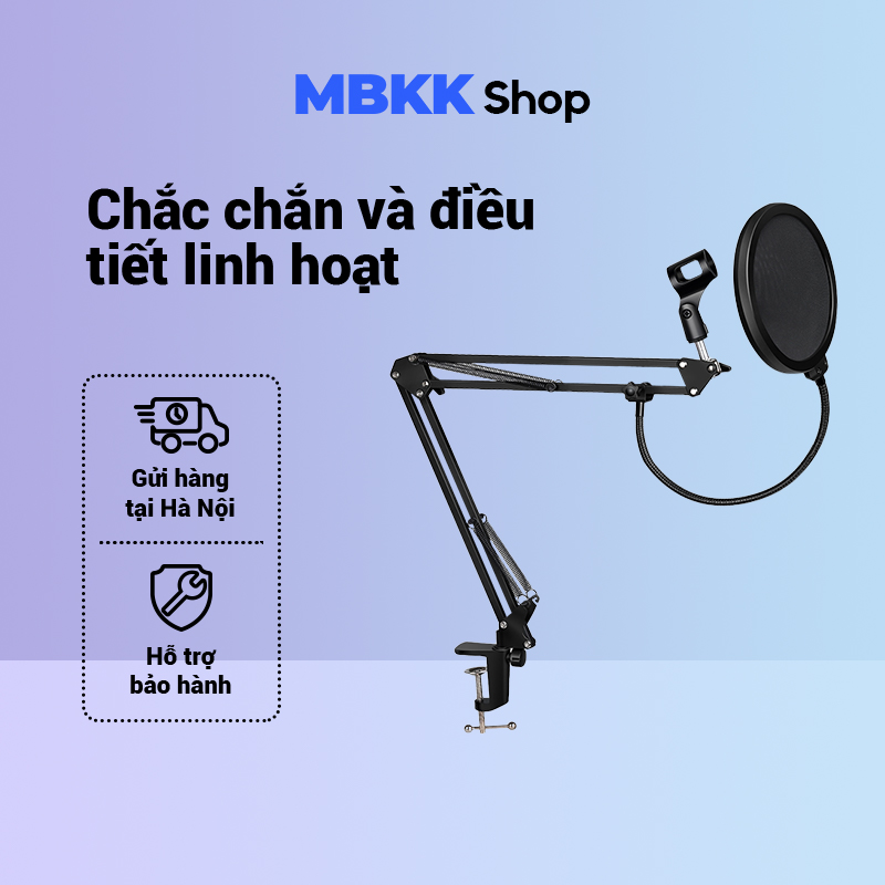 Microphone holders are professional, rotatable, adjustable, solid and durable, easy to install, fast delivery