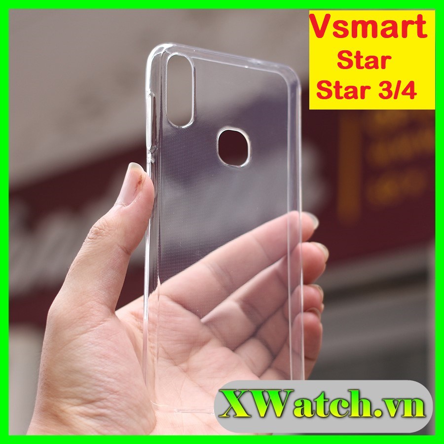 Ốp lưng silicon vsmart star / vsmart star 3 / vsmart star 4 star 5 trong suốt